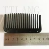 Haarspeldjes 100 stks/partij 8.5 4.5 cm DIY Zwart Plain Plastic Magische Kam Met 5 Gaten Houten