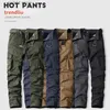 Pantaloni da uomo Pantaloni militari da uomo Pantaloni casual in cotone tinta unita Pantaloni cargo da uomo Pantaloni da trekking da viaggio all'aperto Pantaloni da lavoro multitasche T230928