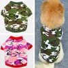 Vestuário para cães camuflagem roupas para animais de estimação para cães pequenos verão chihuahua filhote de cachorro roupas camisa inverno colete quente impresso ropa para perro