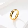 Wedding Rings Wholesale 5pcs/lot 8mm 6mm 4mm Gold Color Tungsten Carbide For Men Women Band