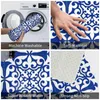 Mattor Morockansk kakel - Cobalt Blue Doormat Rug Carpet Mat Footpad Anti -Slip Cushion Front Room Corridor Kök sovrum balkong toalett