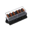 Nytt Universal Car Truck Vehicle 6 Way Circuit Automotive Middle Sized Blade Fuse Box Block Holder237J