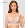 Intimates de maternité MOMANDA soutien-gorge d'allaitement de maternité en dentelle allaitement sans armature Lingerie légèrement rembourrée Bralette pour femmes enceintes lactation DD E 230927