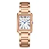 Top Brand fyrkantiga kvinnors armband klockor av högkvalitativ vattentät modefjäril Buckle Ladies Wristwatch Relogio Feminino2761