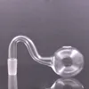 Big Size Bowl Glass Oil Burner Pipe med 10mm 14mm 18mm Manlig kvinnlig fogskål OD Ca 40mm Pyrex Vatten Tobakshandledningar Bubbler för Bong Hookahs Ash Catcher