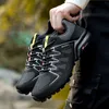 Kleid Schuhe Männer Outdoor Wandern Trekking Klettern Berg Trainer Rutschfeste Jagd Tourismus Männlich Bequem Sport Trail Weiche 230927