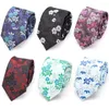 Lenços Homens Moda Jacquard Gravata Floral Poliéster Gravatas Para Mens Skinny Casual Bowtie Presente de Casamento Cravat Camisa Gravata Acessórios