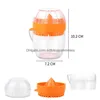 Outils de fruits et légumes Lmetjma Presse-citron avec couvercle en plastique Presse-agrumes manuel Orange Presse Coupe Agrumes Verser Bec Kc0130 Drop Deliver Dhpzl