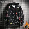 Herrtröjor tröjor byxor chaifenko hiphop män 2023 ny höst mode skateboards casual sweatshirt manlig japansk harajuku streetwear hoodie 230928