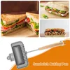 Pannen Dubbelzijdig Aluminium Sandwich Maker Non-stick Opvouwbare Grill Koekenpan Voor Brood Toast Ontbijtmachine Pannenkoek