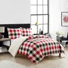 Sherpa Comforterセットの寝具セットFullqueen Red Polyesterセットピースキルトカバーツインサイズ230927