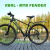 Garde-boue de vélo RBRL Garde-boue de vélo élargi et allongé réglable 24-29'' Garde-boue de vélo de montagne Durable Anti-secouement Ailes à dégagement rapide E Bike 230928