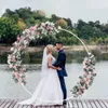 Party Decoration Wedding Arches For Ceremony Easy Assembly Round Backdrop Stand Circle Arch Metal Balloon Frame Garden