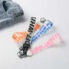 Keychains Lanyards offs Jelly Offswhite Letter Printing Electropated Original ryggsäckhäng för män och kvinnor nyckelring i lager Nequ