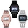 2023 Fashion Retro Vintage Gold Watches Men Digital Watch Digital Watch LED LED LIT WRISTWATCH RELOGIO MASHULINO