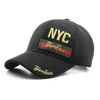 Ball Caps 2023 Nowy kapelusz mody mody List Mody NYC Curved Eave Baseball Cap Outdoor Sport Damskie Sport Słońca Słońce Hat x0928