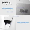 ZONESUN Digital Control Particle Filling Machine Granule Packing Equipment Beans Nuts Rice Weigher Packaging ZS-GWF3