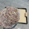 Chapéu balde de malha feminino masculino outono inverno quente gorros bordado carta lã pescador chapéus viagem snapback