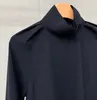 toteme Женская креповая рубашка + юбка с рукавами реглан, черная