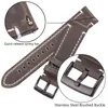 Titta på band Vintage äkta läder Watchband 7 Colors Strap 18mm 20mm 22mm 24mm Women Men Cowhide Smart Watch Band Belt Accessories 230927