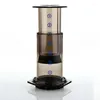 Elektriska ugnar 2023 Press Coffee Portable Maker Air Espresso Machine med 350 st filterpapper