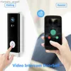 Doorbells Tuya Wireless Wi-Fi Doorbell Inteligentny dom do drzwi wideo dzwonek Kamera zabezpieczająca Dwukierunkowy audio długi tryb gotowości Alexa Doorbell YQ230928