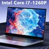 Intel Core i7 1260P 15,6-дюймовый игровой ноутбук дешевый Windows 10pro нетбук teclast ПК портативный геймер