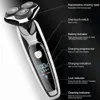 Electric Shaver HATTEKER Rotary Electric Shaver USB Rechargeable Facial Electric Razor for Men 3 in 1 Male Grooming Kit Shaving Machine YQ230928