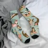 Herrstrumpor Crazy Sock for Men Otter Collection Mint Palette Hip Hop Vintage Ocean Mönster Sömlös tryckt pojkar Crew