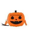 Totes Halloween drôle citrouille 2023 automne nouvelle mode personnalisé créatif tendance épaule sac pour femmes biais Bag09stylishyslbags