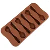 Baking Moulds 3D Spoon Chocolate Wedding Cake Decorating Tools Fondant Silicone Mold Used To Easily Create Tool
