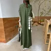 Casual Dresses Women Dress V Neck Maxi Breattable Soft Stylish Ladies Ladies 'Fall Spring Garderob Female