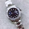 Automatisk mekanisk rolx armbandsur rostfritt stål yatchmaster män kvalitet 40 mm blå urtavla 116622 lås safir glas mens xqo6r