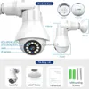 CCTV Lens UTOOEE 4MP E27 Bulb WIFI Surveillance Camera Auto Tracking 360 Outdoor PTZ IP Camera CCTV 30M Night Vision Security Camera YQ230928