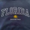 Women's Hoodies Sweatshirts 2023 Vintage Style Florida Sunshine State broderade kvinnor huva tröjor Autumn Winter Thick Warm Pullovers Y2K Hoodies J230928