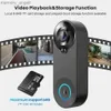 Doorbells Avatto Tuya Smart Video Doorbell With Camera 1080p Two-Way Audio WiFi Video Intercom Doorbell Works for Alexa / Home YQ230928