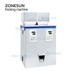 ZONESUN – Machine de remplissage de particules à commande numérique, équipement d'emballage de granulés, haricots, noix, peseuse de riz, emballage ZS-GWF2