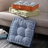 Pillow Plaid Chenille Seat Floor S Throw Tatami Meditation Yoga Sofa Chair Square Thickened Patio Pouf Handle