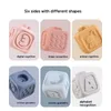 Baby Bath Toys Montessori Baby Blocks Toy for borns 0 12 Months Silicone Soft Cubes for Stacking Bath Toy Teethers Rattles kids toys 230928