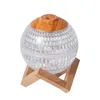 Mini humidificateur d'air USB à brume fraîche, humidificateur en forme de boule de cristal, Design créatif, lumière courante, lumière ambiante colorée pour salon, 1 pièce