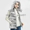 Women's Down Parkas Vests Winter Jacket Women 2023 Ärmlösa västar Huven Padded Jacket Fake Päl Rockar Korean Fashion Cardiganchap Wholesale New J230928