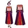 Одинаковые комплекты для всей семьи, длинное платье для взрослых, фокус-покус 2 для женщин и девочек, маскарадный костюм на Хэллоуин, сумасшедший костюм ведьмы, демона-призрака 230927
