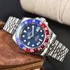 손목 시계 NH34 시계 40.5mm 다이빙 자동차 비즈니스 남성 운동 방수 Sapphire GMT 케이스 20 밴드