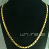 18K 18CT Yellow Gold GF Men's 60cm Lenght 4 5mm Thick Chain Necklace N169242S