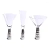 Wine Glasses 200-300ml Creative Slightly Luxury Goblet Electroplating Modern Art Cup Festival Banquet Champagne Cocktail Drinkware