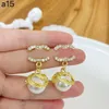 Designer Crystal Drop Earrings Black Luxury Love Stud Earrings New Charm Love Gift Earrings Autumn Luxury Brand Jewelry