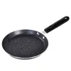 Pans Kitchen Aluminum Material Frying Pan Non-Stick Fried Steak Pots Electromagnetic Furnace GeneraI For Home Cookware