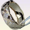 Bagues COCO en argent Sterling 925 pour femmes, bague de mariage avec strass, or rose 18 carats, largeur moyenne 4325481