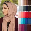 Lenços na moda Modal Algodão Jersey Hijab Lenço Mulheres Islâmica África Xailes Headscarf Headband Muçulmano Plain Soft Turban Head Wraps 230927