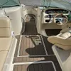 2000 Sea Ray Sundeck 240 Plataforma de natação Cockpit Pad Barco EVA Tapete de piso de teca